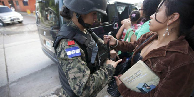ONU desaconseja la expansión de las Fuerzas Armadas en Honduras