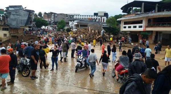Colombia: una avalancha deja al menos 92 muertos