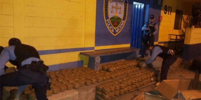 Decomisan mil libras de marihuana valorada en Lps. 5 millones