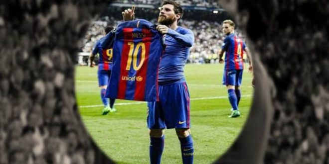 Messi y su festejo