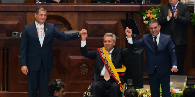 Lenín Moreno juramenta como presidente de Ecuador