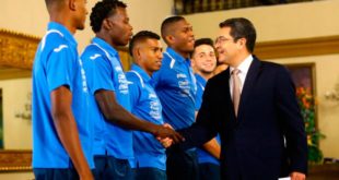 Presidente Hernández a los Sub-20: “les deseamos lo mejor”