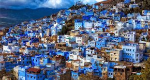 Ciudad azul de Marruecos