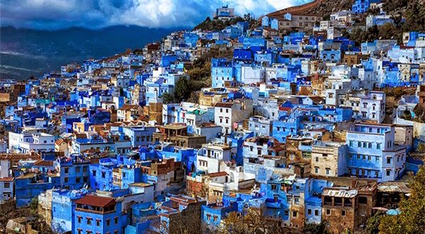 Ciudad azul de Marruecos