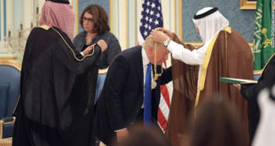 Donald Trump, recibido como un rey en Arabia Saudita