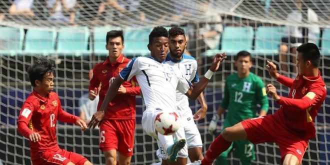 Honduras gana 2-0 a Vietnam