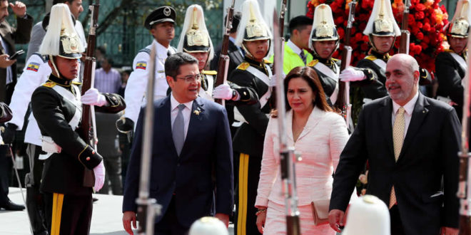 Ecuador apoya a Honduras en temas fiscales y de seguridad