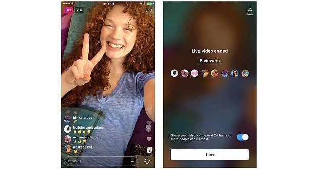Videos en vivo de Instagram podrán ser repetidos en Historias