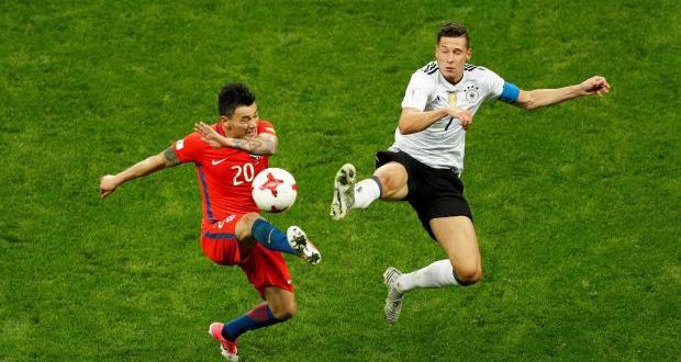 Alemania y Chile empatan a un gol en Copa Confederaciones