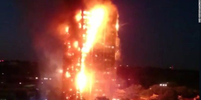 Incendio en edificio en Londres: hay al menos 6 muertos