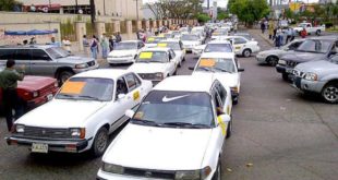 Taxistas a paro nacional este lunes por inseguridad