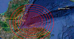 Sismo de magnitud 5,2 sacude las costas de Honduras