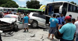 Accidente vial en el sur de Honduras