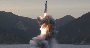 Corea del Norte lanza misil