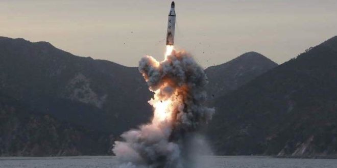 Corea del Norte lanza misil