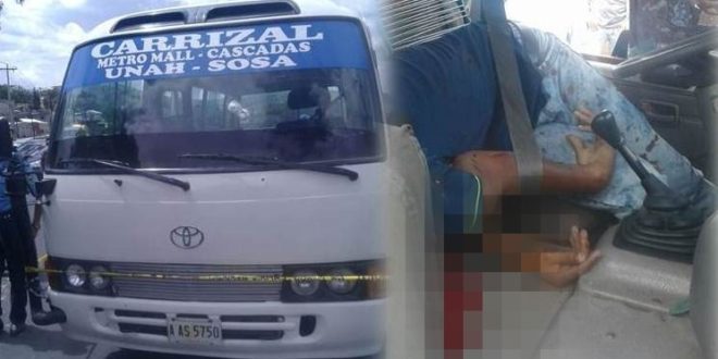 Asesinan a conductor de bus Rapidito en Comayagüela