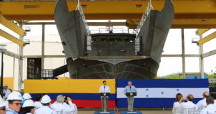 Buque de la Fuerza Naval llegará a Honduras en noviembre