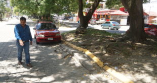 Municipalidad Sampedrana mejora superficie de rodadura en bulevar Jardines