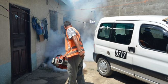 Más de 1,500 personas beneficiadas con operativos de fumigación
