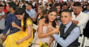 70 parejas se casan en bodas gratis de la AMDC