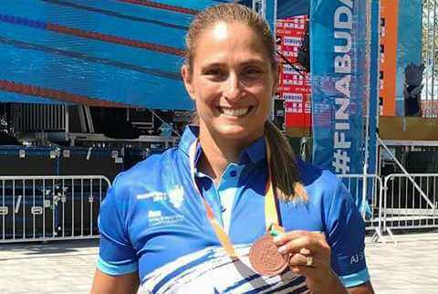 Ana Joselina logra un bronce en Campeonato Mundial de Natación