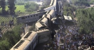 Choque de trenes en Egipto
