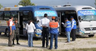 Conapremm inicia revisión de autobuses previo a Feriado Morazánico