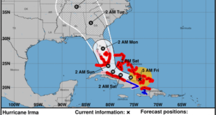Proyectan que el huracán Irma impacte a Miami, EE.UU