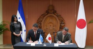 Japón y Honduras firman acuerdo para prevenir deslizamientos CA-6