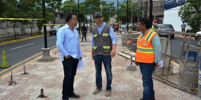 Alcalde Armando Calidonio supervisa tres proyectos para sampedranos