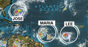 Un huracán y dos tormentas acechan en el Atlántico