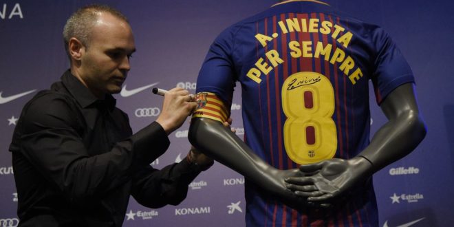 Andrés Iniesta renueva con el Barcelona de por vida