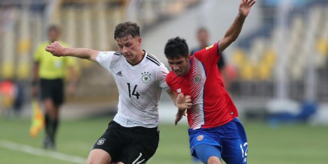 Alemania derrotó a Costa Rica en el Mundial Sub 17