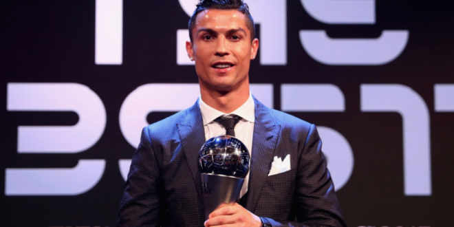 FIFA: Cristiano Ronaldo es el mejor futbolista del año