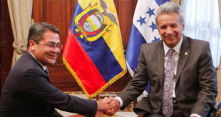 TLC entre Honduras y Ecuador avanza en 60 por ciento