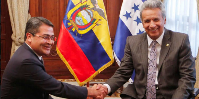 TLC entre Honduras y Ecuador avanza en 60 por ciento