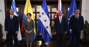 Cuatro nuevos embajadores presentan credenciales en Honduras