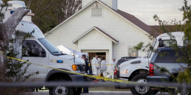 Sube a 26 muertos en tiroteo en iglesia de Texas