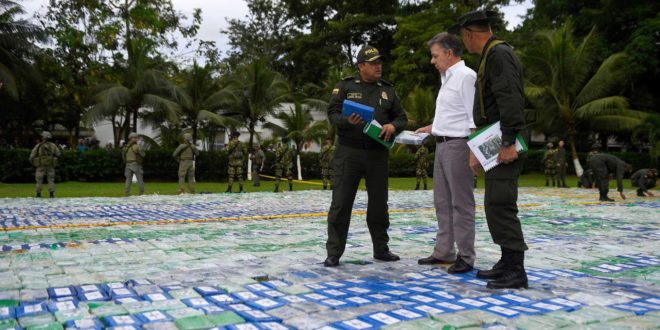 Colombia decomisa más de 12 toneladas de cocaína