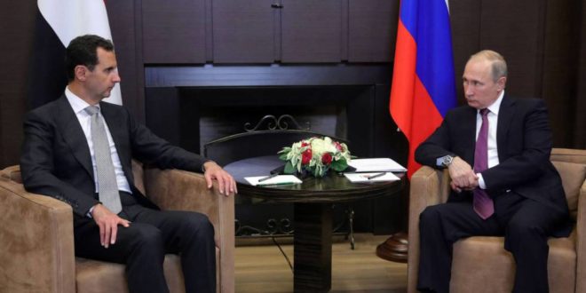 El Asad se reúne con Putin para hablar de Siria