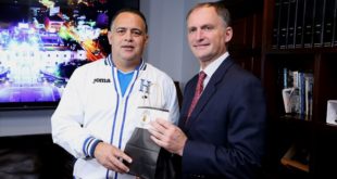Embajador de Australia agradece apoyo y generosidad de Honduras
