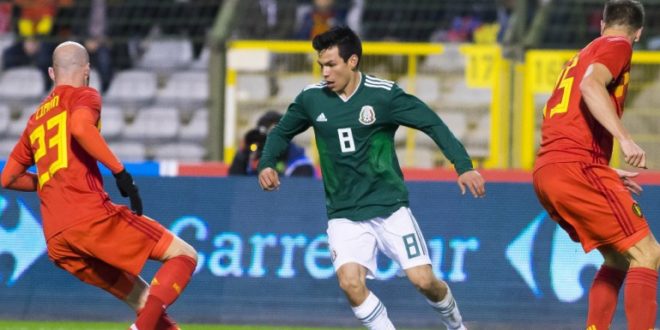 México y Bélgica empaten 3-3 en amistoso internacional
