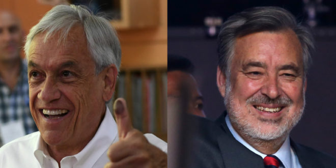 Piñera y Guillier van a la segunda vuelta en Chile
