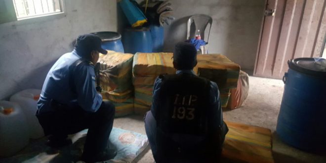 Decomisan 13 fardos de cocaína en Gualaco, Olancho