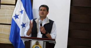 Presidente Hernández llama a trabajar juntos por Honduras