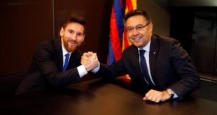 Leo Messi firma una cláusula en caso de independencia