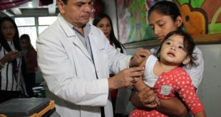 Inicia campaña de vacunación contra Sarampión, Rubéola y Parotiditis