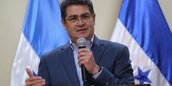 Presidente Hernández llama a comunidad internacional a unirse contra maras y pandillas