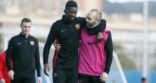 Iniesta y Dembélé estarán fuera del Barcelona por lesiones