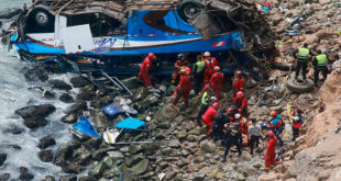 Al menos 36 muertos por accidente de autobús en Perú